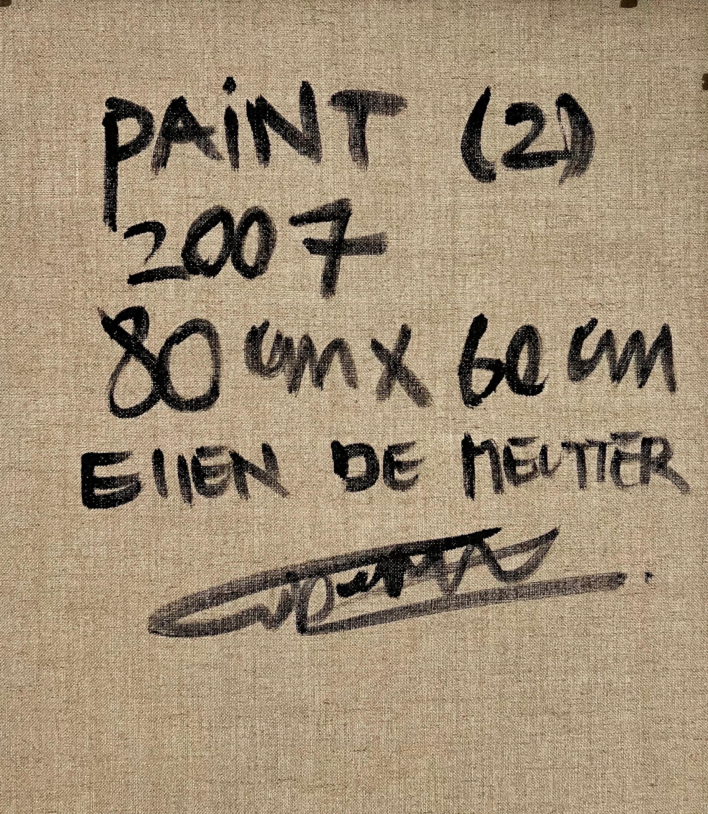 PAINT Abstract Belgian Contemporary Oil Painting Ellen De Meutter Woman Artist For Sale 7