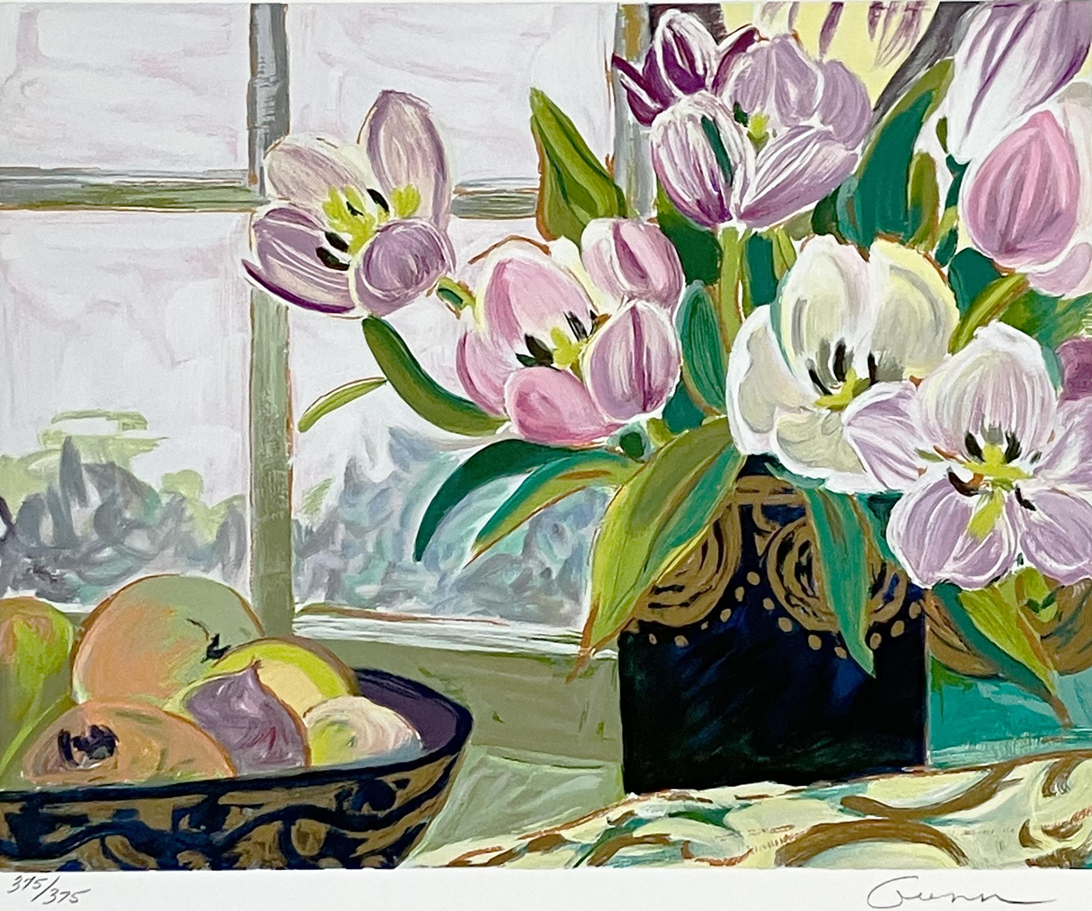 Tropezrote Tulpen – Print von Ellen Gunn
