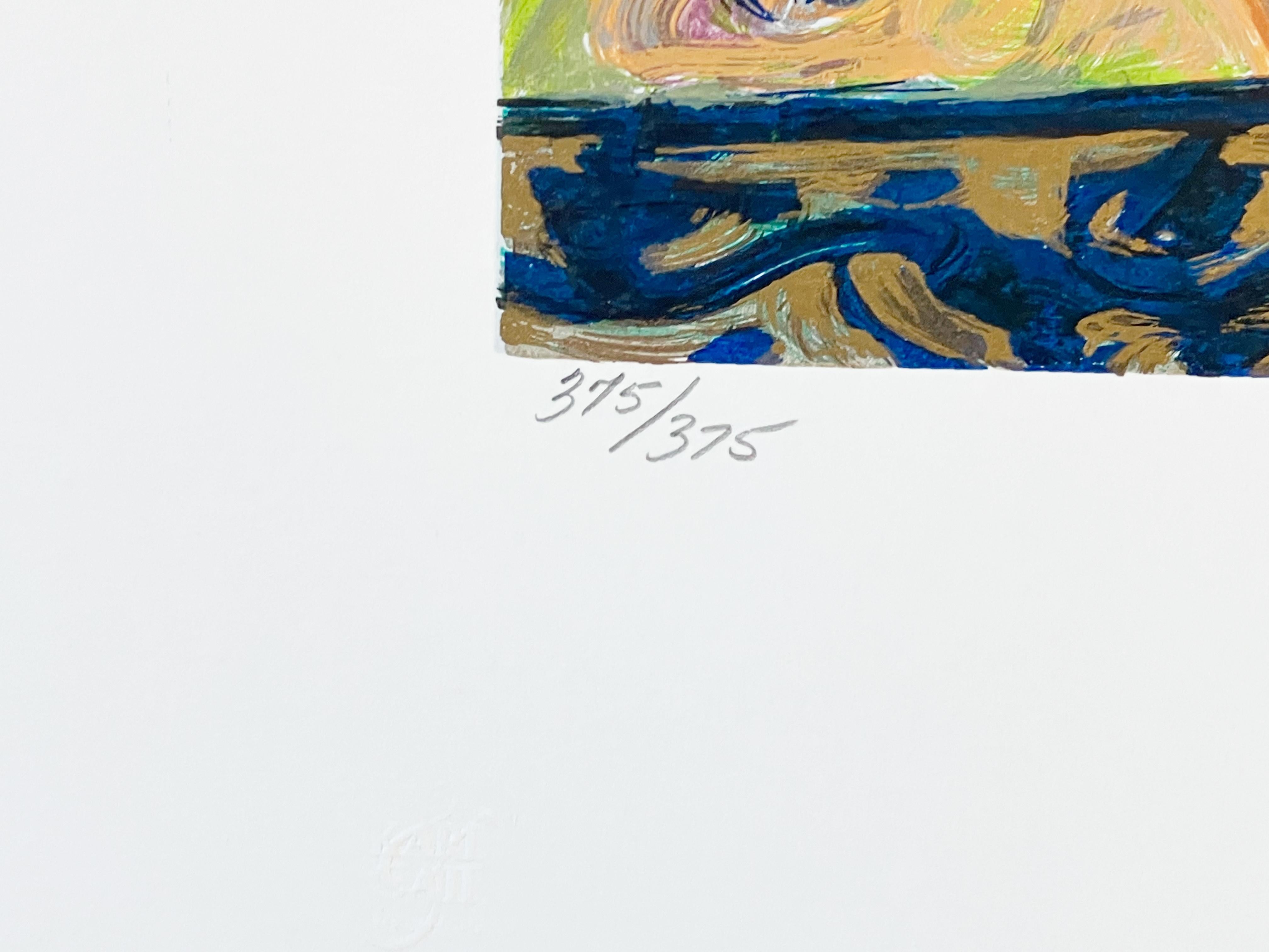 Tulipanes de St. Tropez - Still-Life Print Gris de Ellen Gunn