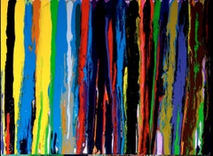 Ellen Hackl Fagan, ColorSoundGrammar_ASOG, 2010, émail, latex, encre, graphite