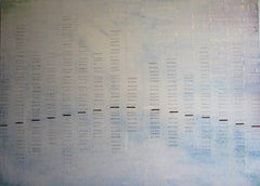 Ellen Hackl Fagan, MoleculesofMusic_Data, 2014, Enamel, Ink, Acrylic Paint