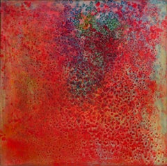 Ellen Hackl Fagan, Red, 2011, ink, acrylic, gouache, clayboard panel