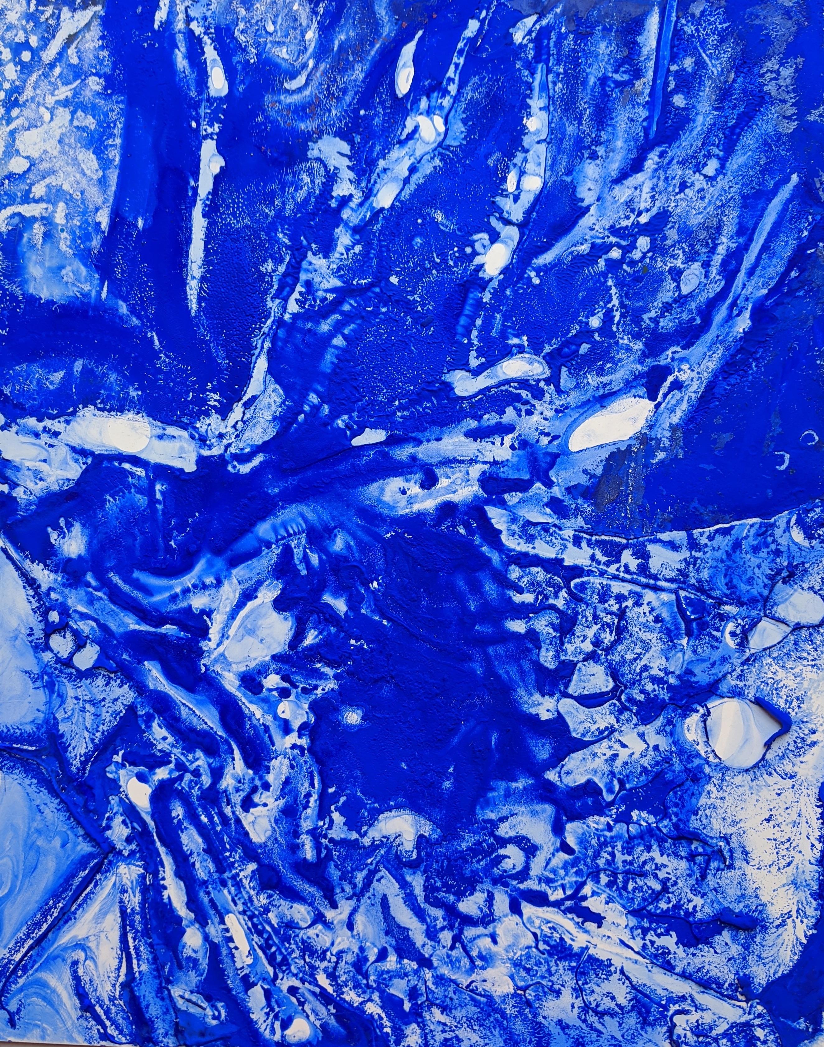 Ellen Hackl Fagan, Seeking the Sound of Cobalt Blue_Bliss_1_2020_Color Field For Sale 4