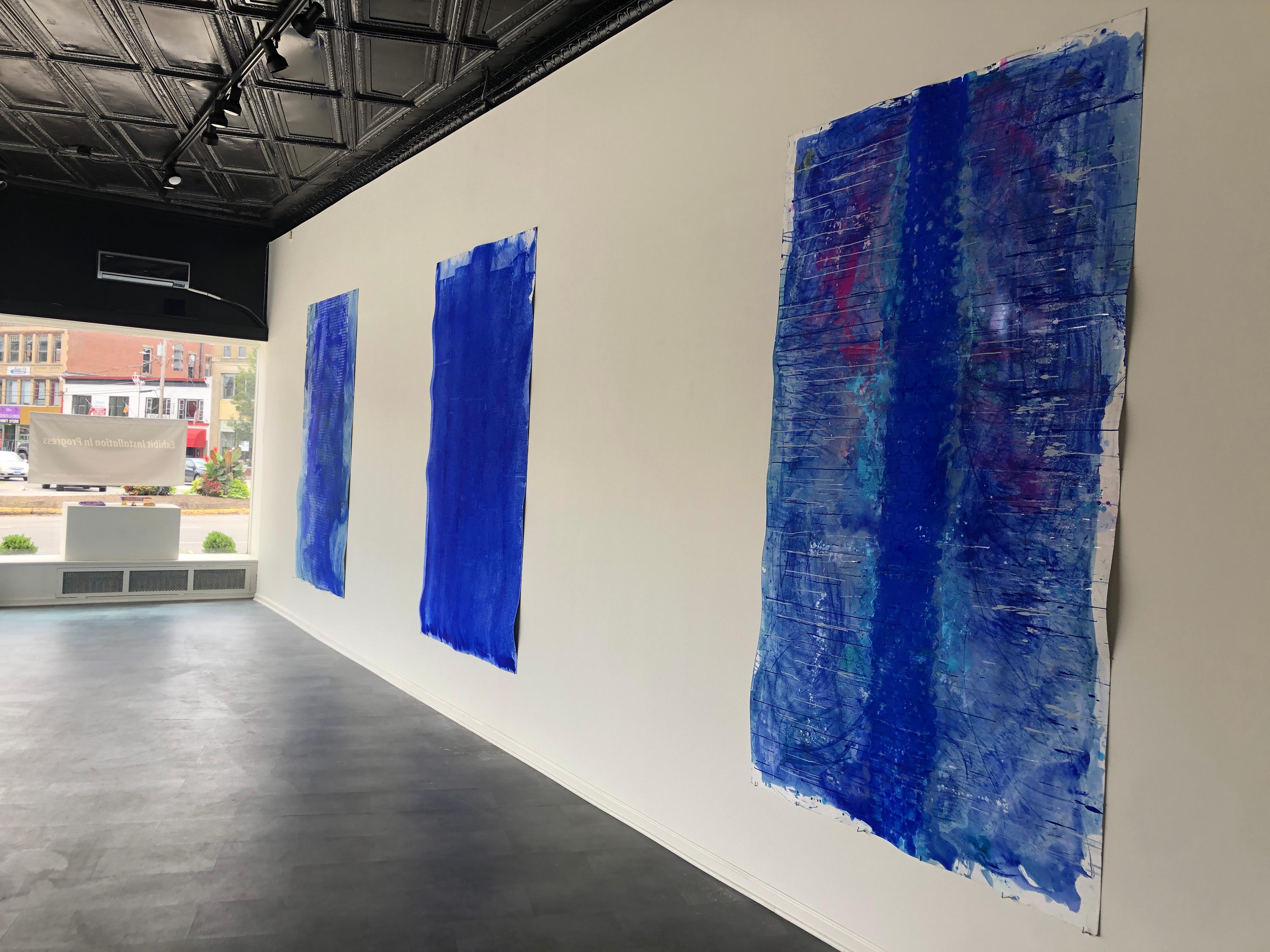 Ellen Hackl Fagan, Seeking the Sound of Cobalt Blue_Grasslands II, 2018 For Sale 1