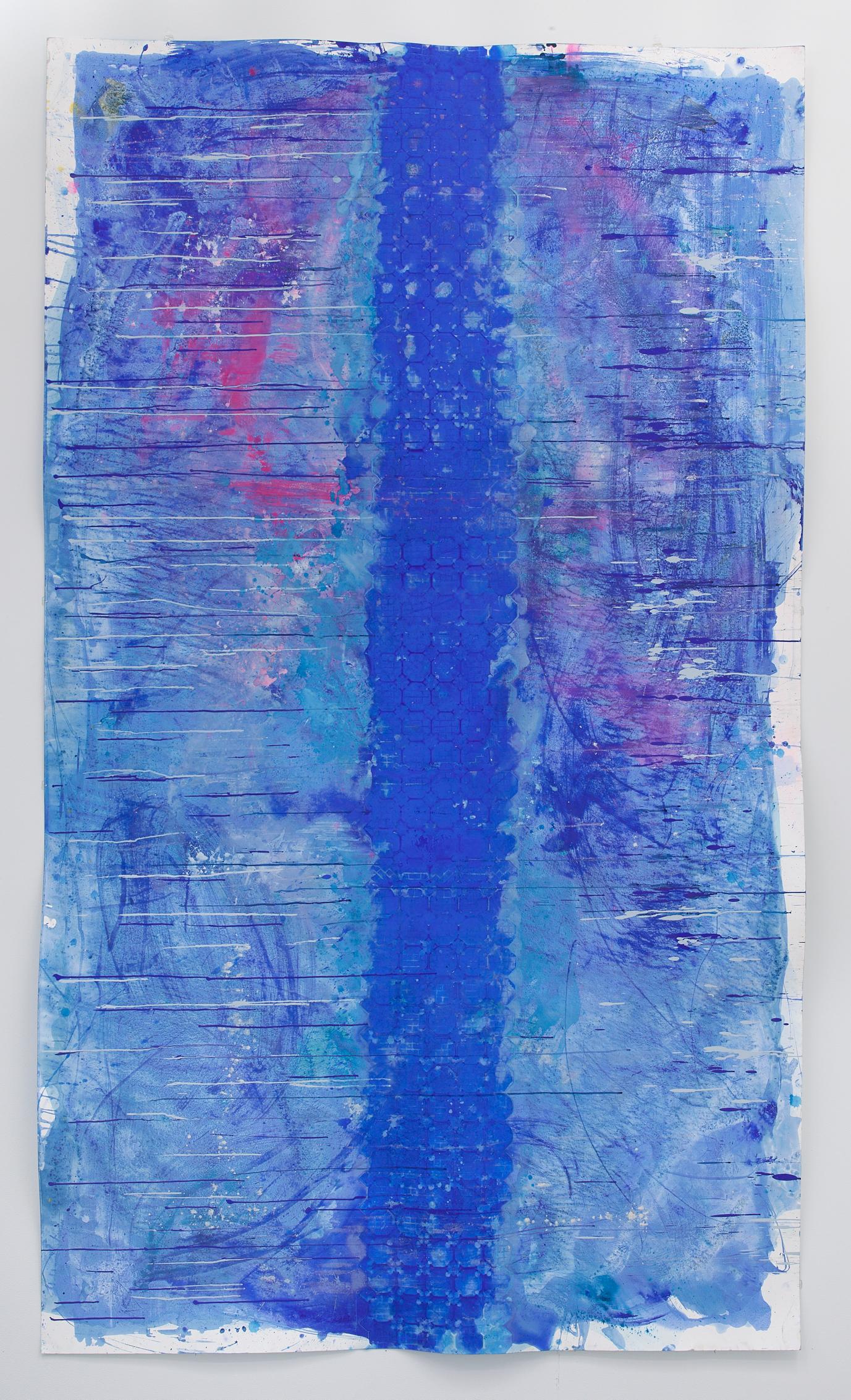 Ellen Hackl Fagan, Seeking the Sound of Cobalt Blue_Grasslands II, 2018 For Sale 1