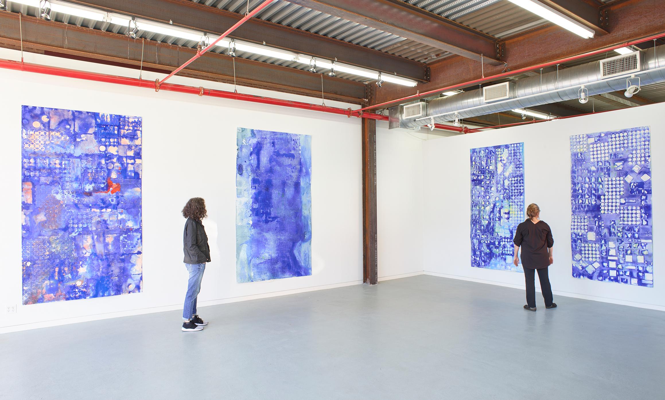 Ellen Hackl Fagan, Seeking the Sound of Cobalt Blue_Tile Capture I, 2016  For Sale 3
