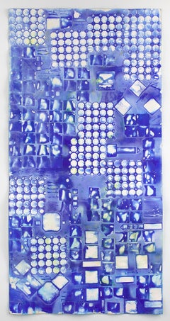 Ellen Hackl Fagan, Seeking the Sound of Cobalt Blue_Tile Capture II, 2016