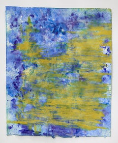 Ellen Hackl Fagan, Seeking the Sound of Cobalt Blue_Yellow Static II, 2017