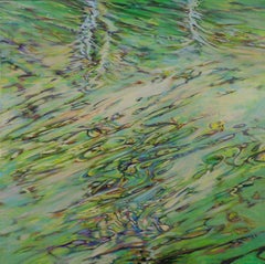 Celadon Sea, Abstract Art, Contemporary Art, Reflection Series of Water &Glass