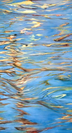 Sogno ad occhi aperti Acrilico su tela 46" x 46" Serie Bayou Reflections Movimenti nel tempo