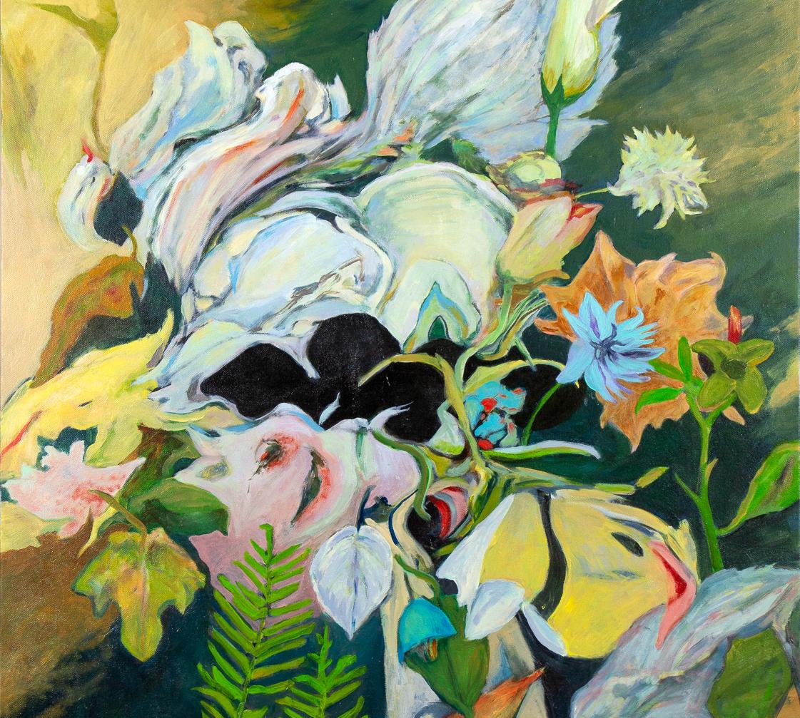 Orquídea negra de Ellen Hart  Óleo / Acrílico / Lienzo 36