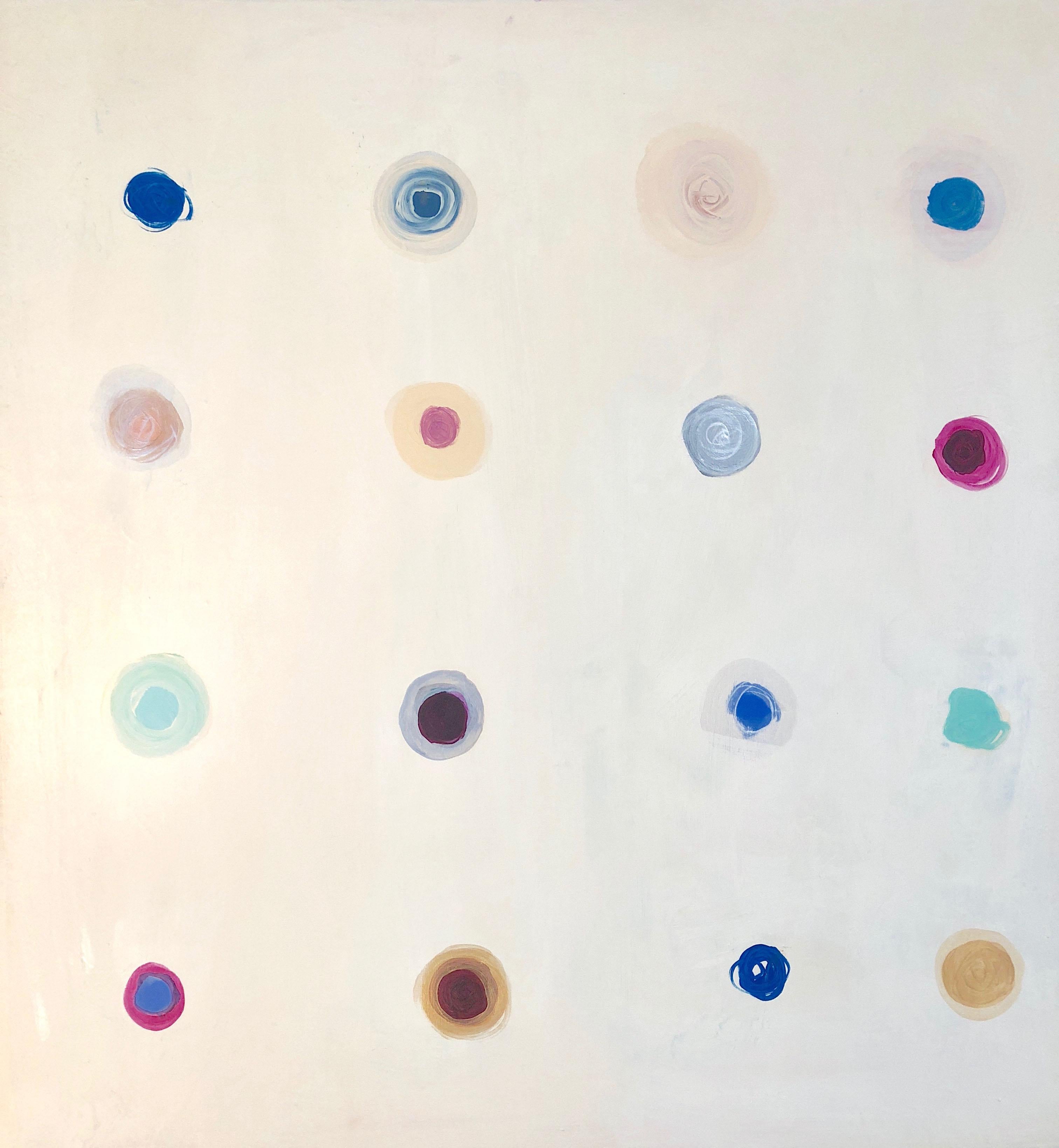 Ellen Hermanos Abstract Painting - Dot Contemplation