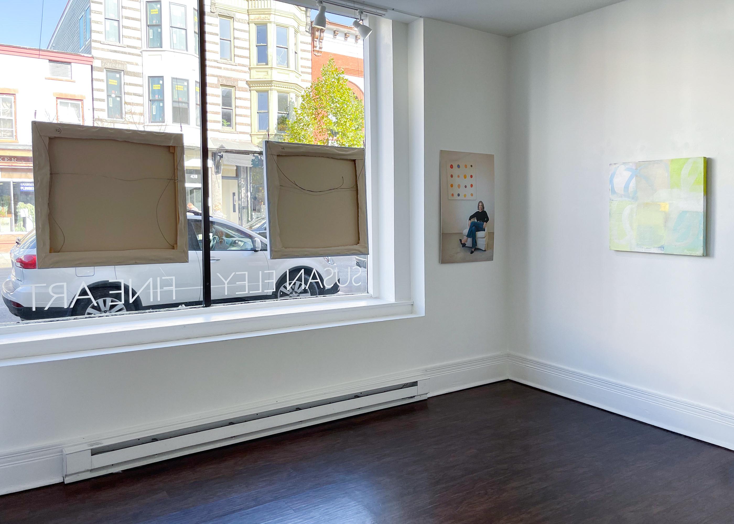 Moltitudine in Greene & Greene, astratto, gestuale, pastello, motivi - Painting Contemporaneo di Ellen Hermanos