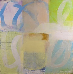 Moltitudine in Greene & Greene, astratto, gestuale, pastello, motivi