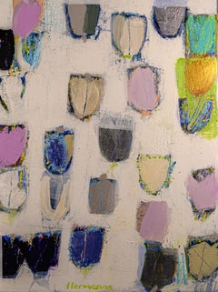 Tulips, bright, floral, abstract