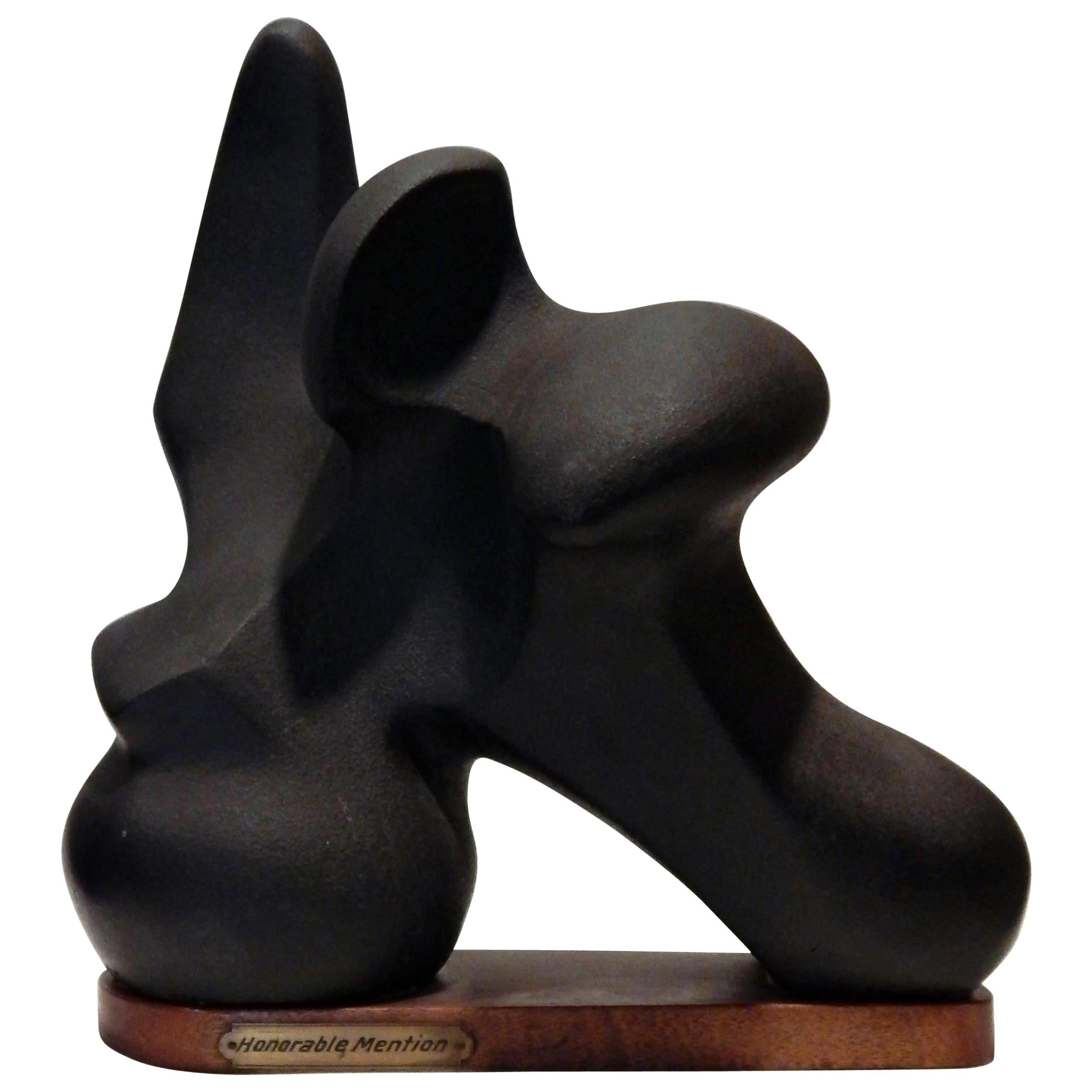 Ellen Key Oberg Modernist Ceramic Sculpture, Impetuous Person For Sale