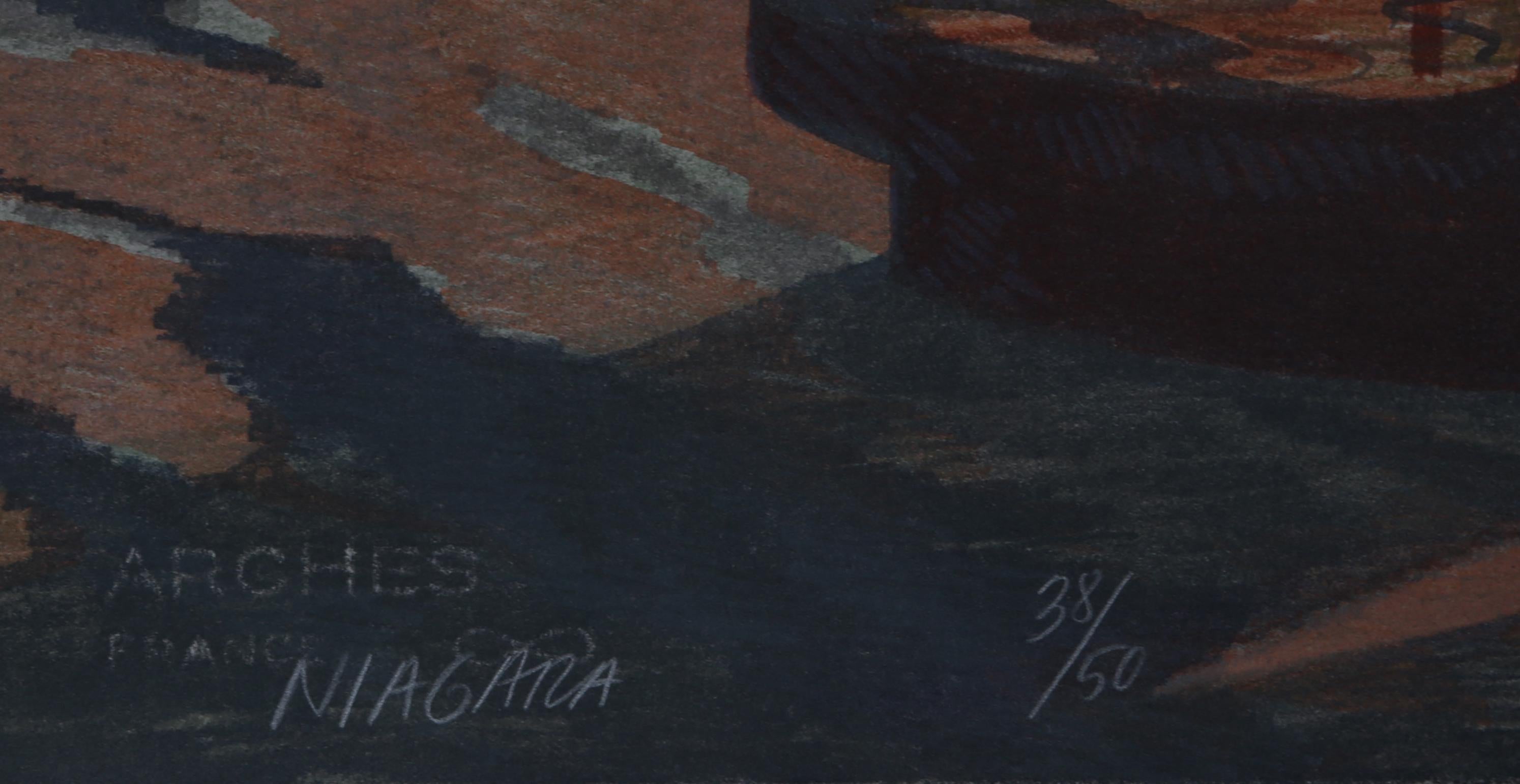 Niagara, litografia contemporanea di Ellen Lanyon in vendita 1