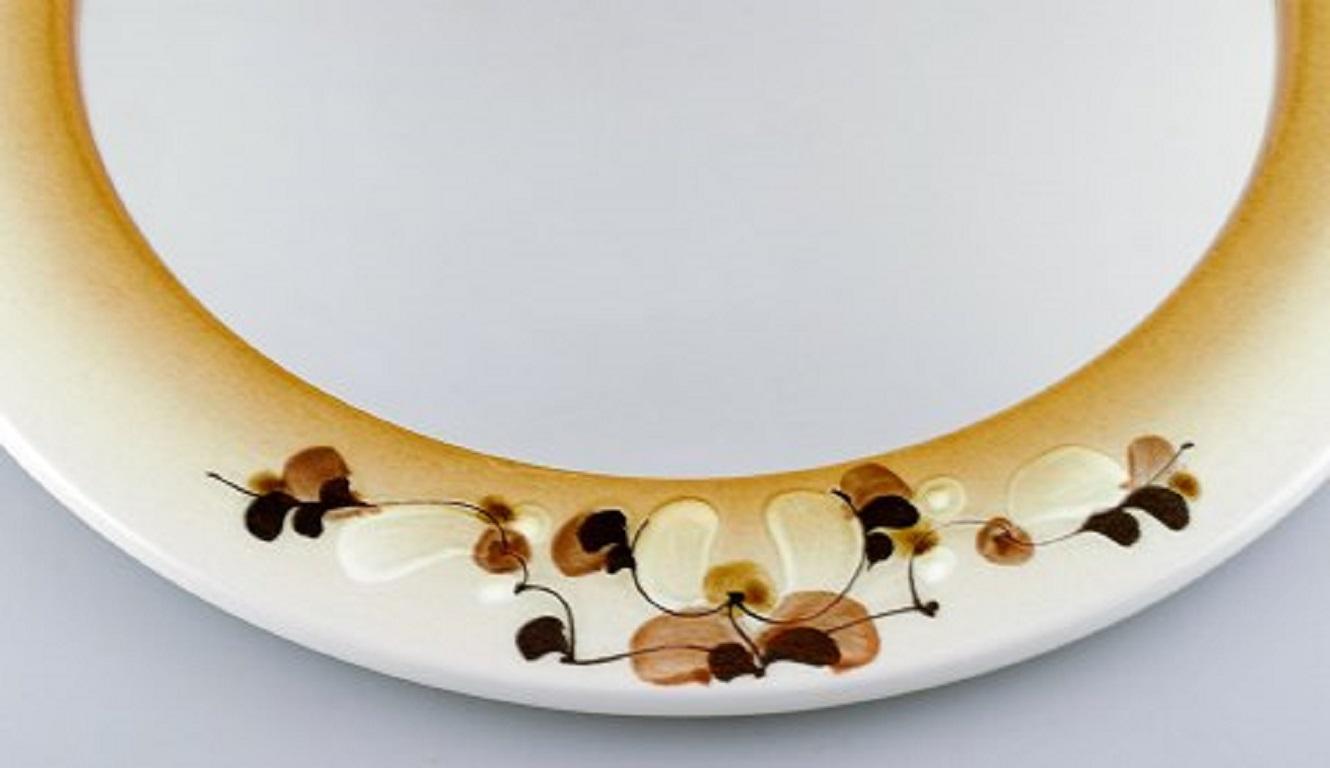 Scandinave moderne Ellen Malmer pour Royal Copenhagen:: grand miroir rond en faïence émaillée en vente