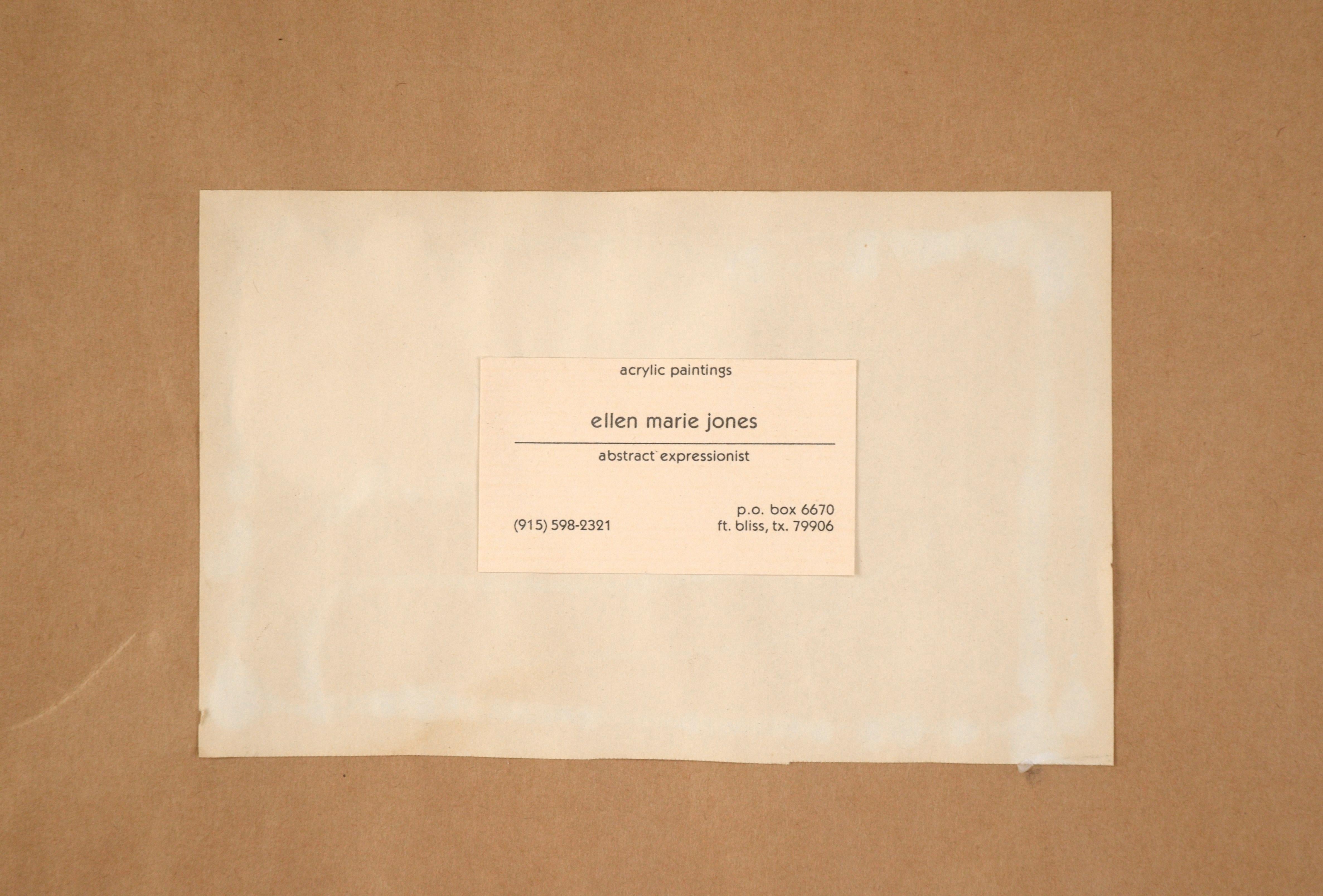 Composition expressionniste abstraite « Sycamores » en acrylique sur papier en vente 7