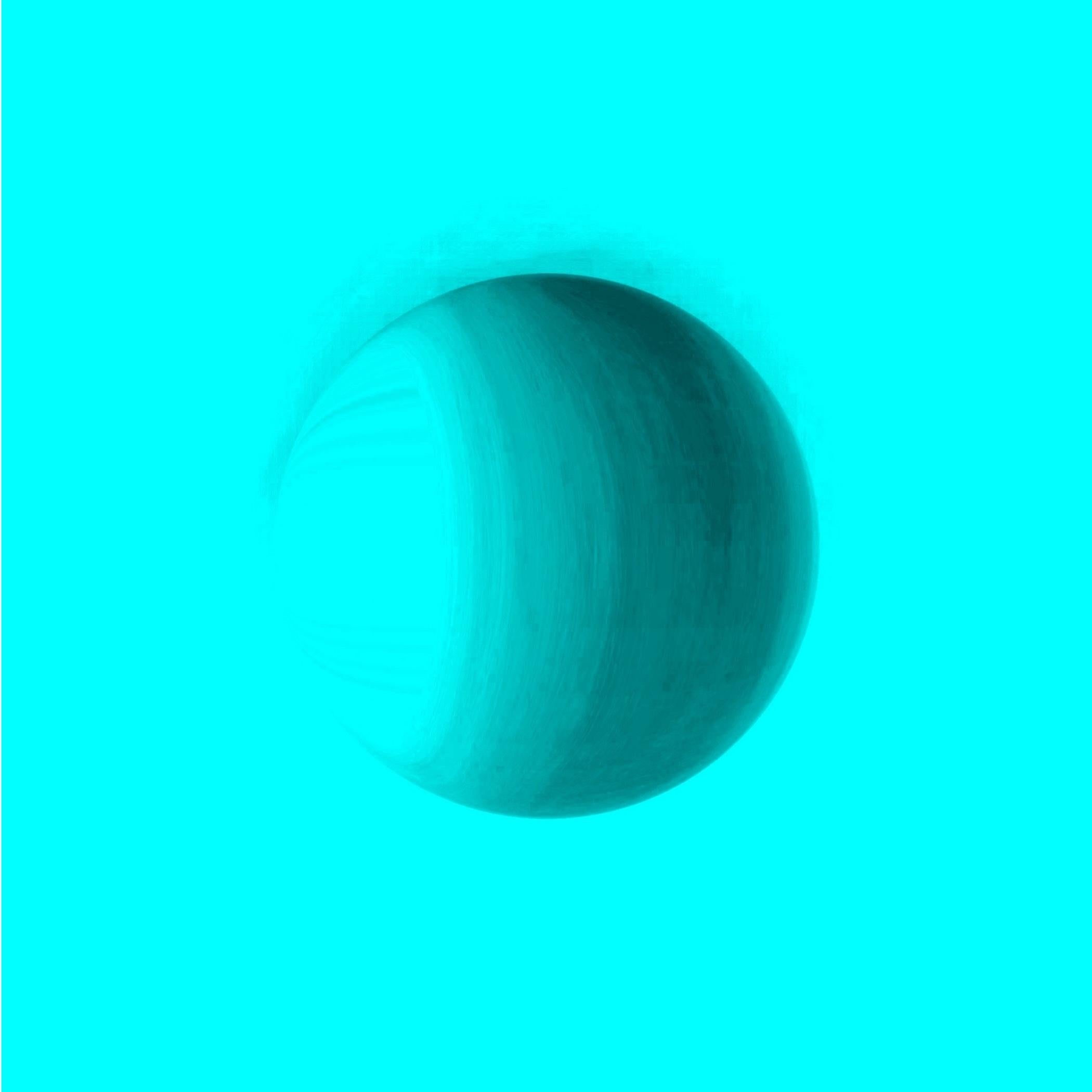 Hellblauer Mond