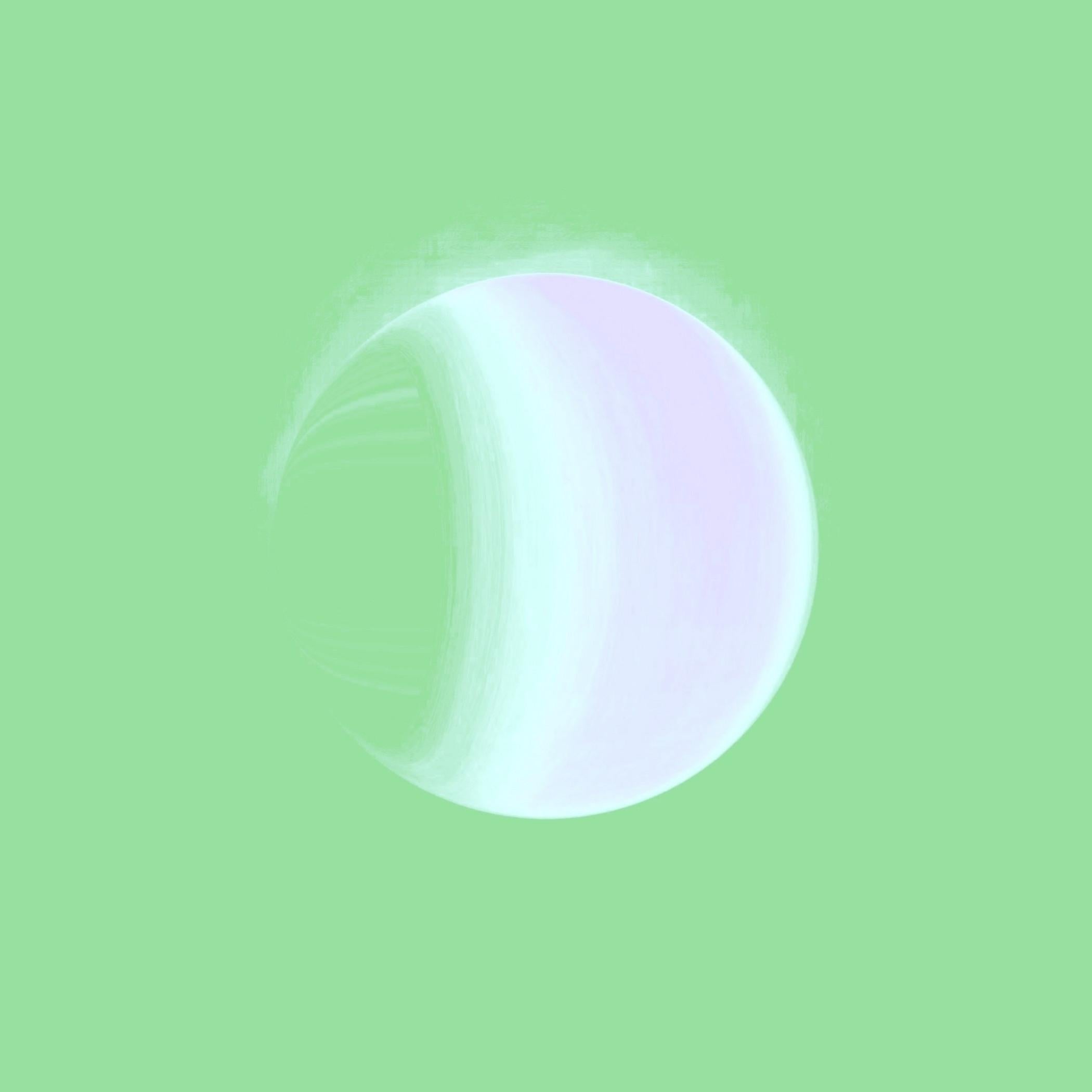 Hellgrüner Mond