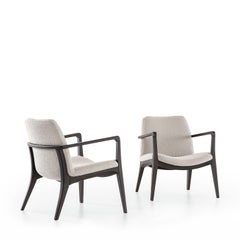 ELLEN Moka Ash Lounge Chair