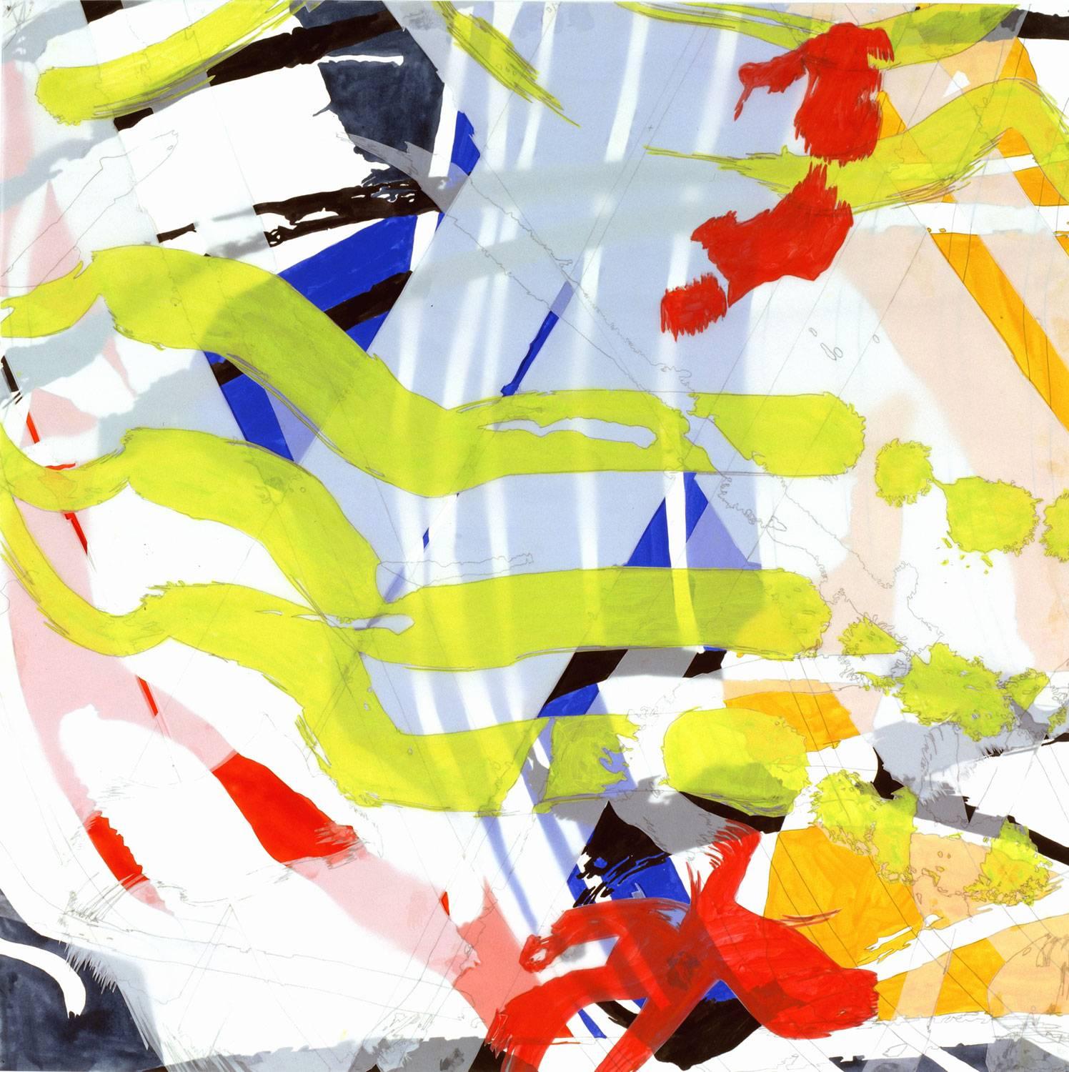 Abstract Drawing Ellen Priest - Jazz : Miles Someday My Prince 8 (peinture abstraite)