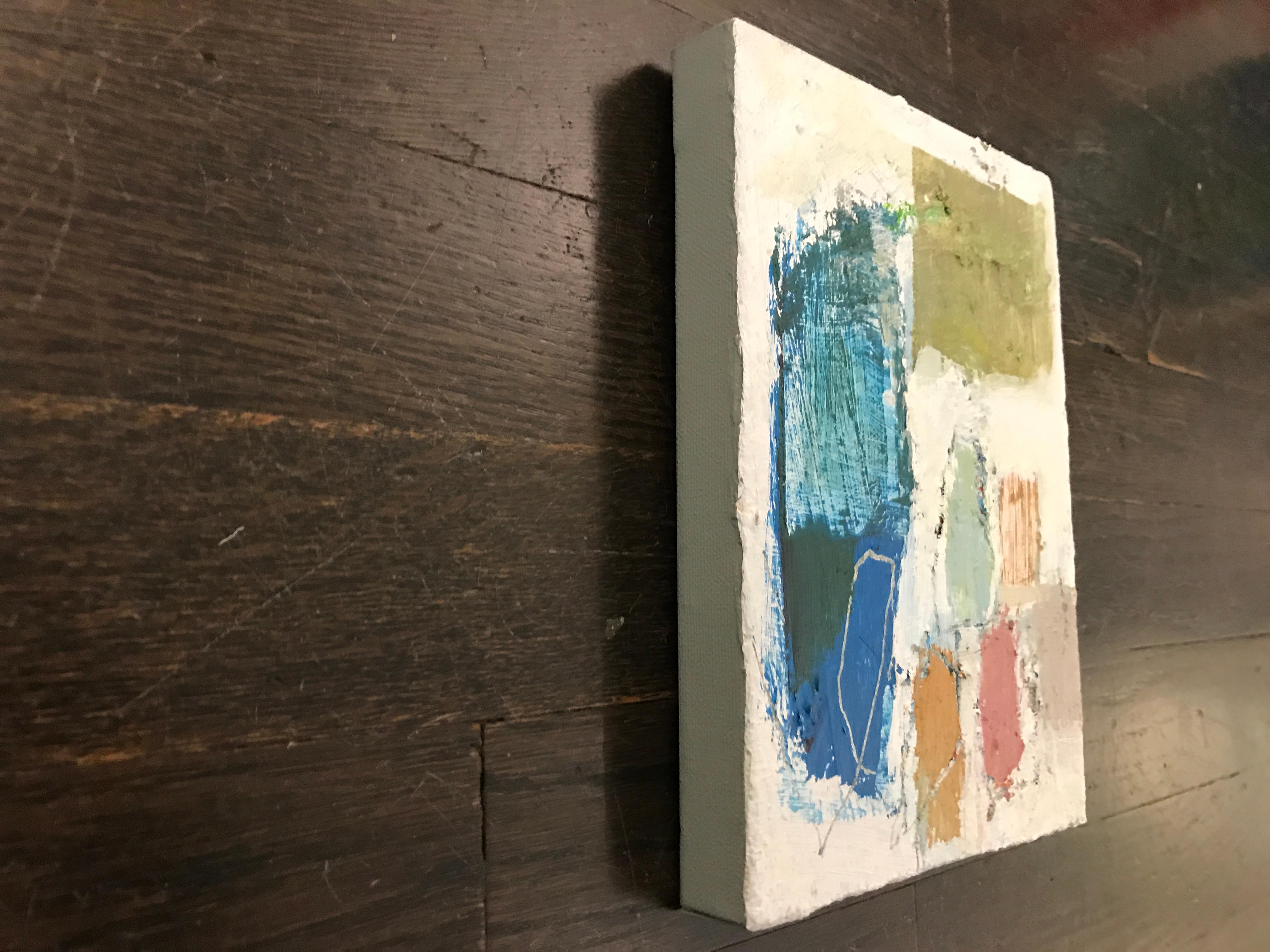 Gathering by Ellen Rolli, 2018, Petite Gift-able Abstract Painting 6