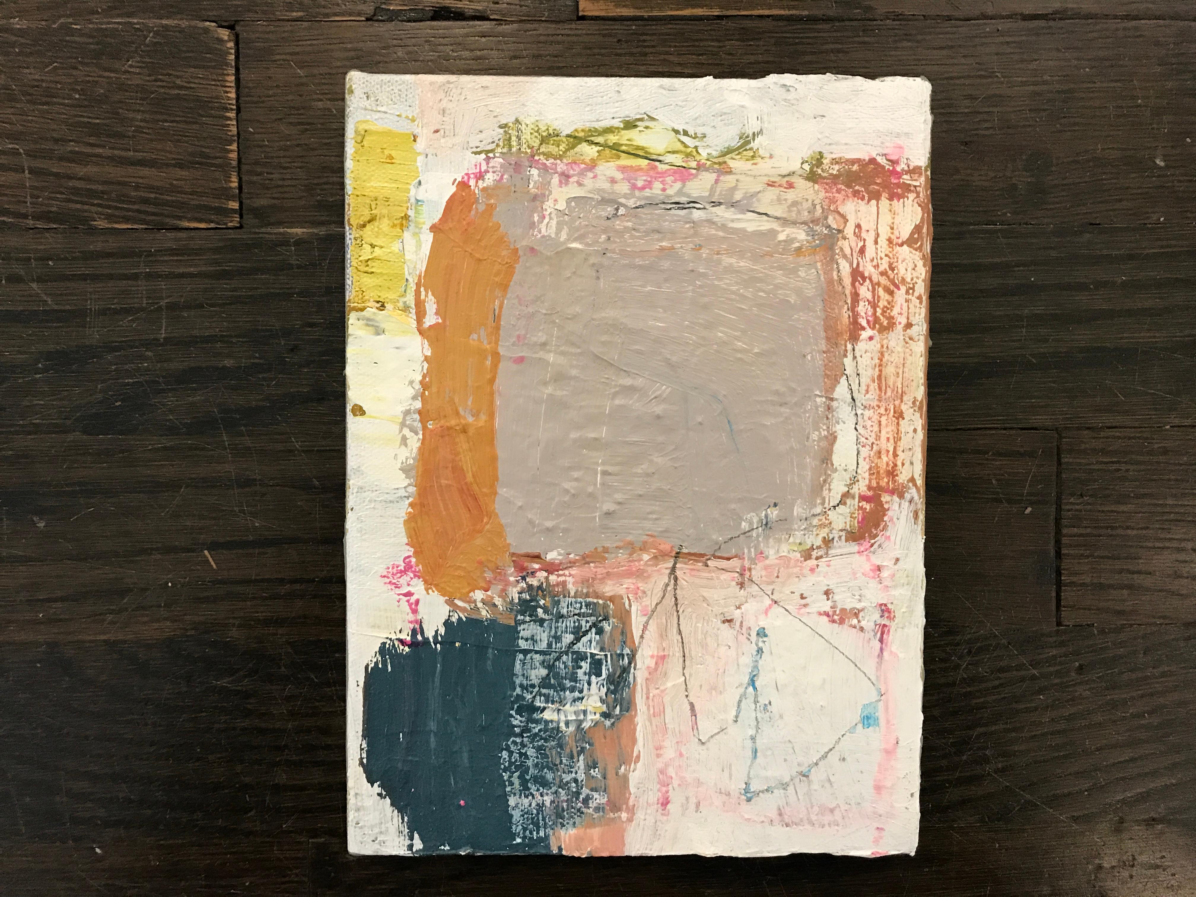 Harmonious by Ellen Rolli, 2018, Petite Gift-able Abstract Painting 1