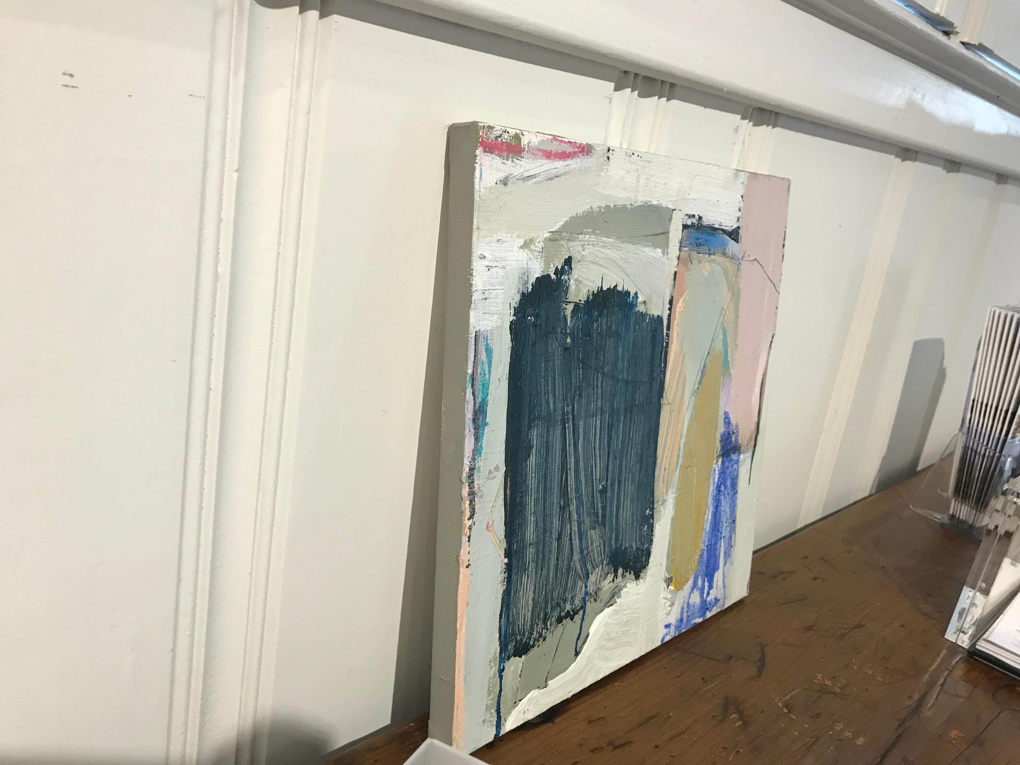 Ellen Rolli - Landscape Dream by Ellen Rolli, Small Abstract Acrylic ...