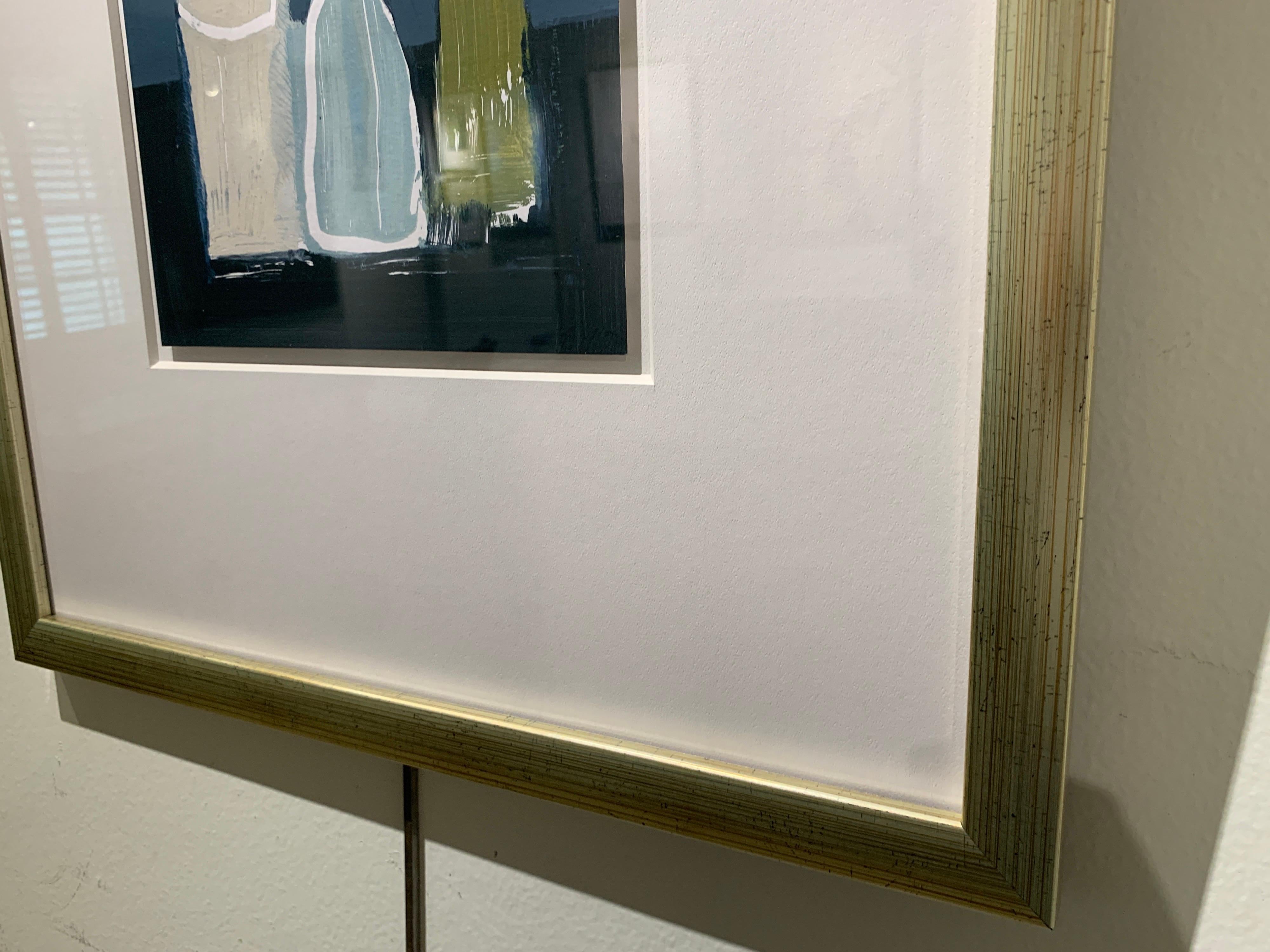 Triad by Ellen Rolli, Framed Petite Abstract Still Life 3