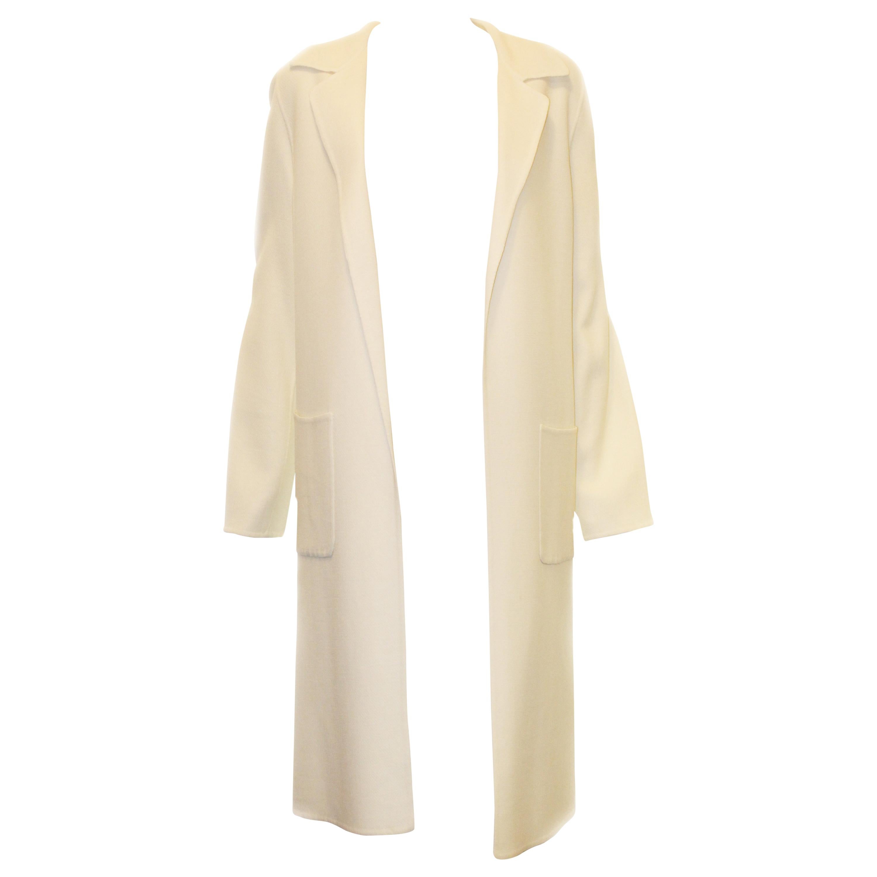 Ellen Tracy Ivory Spring Coat 