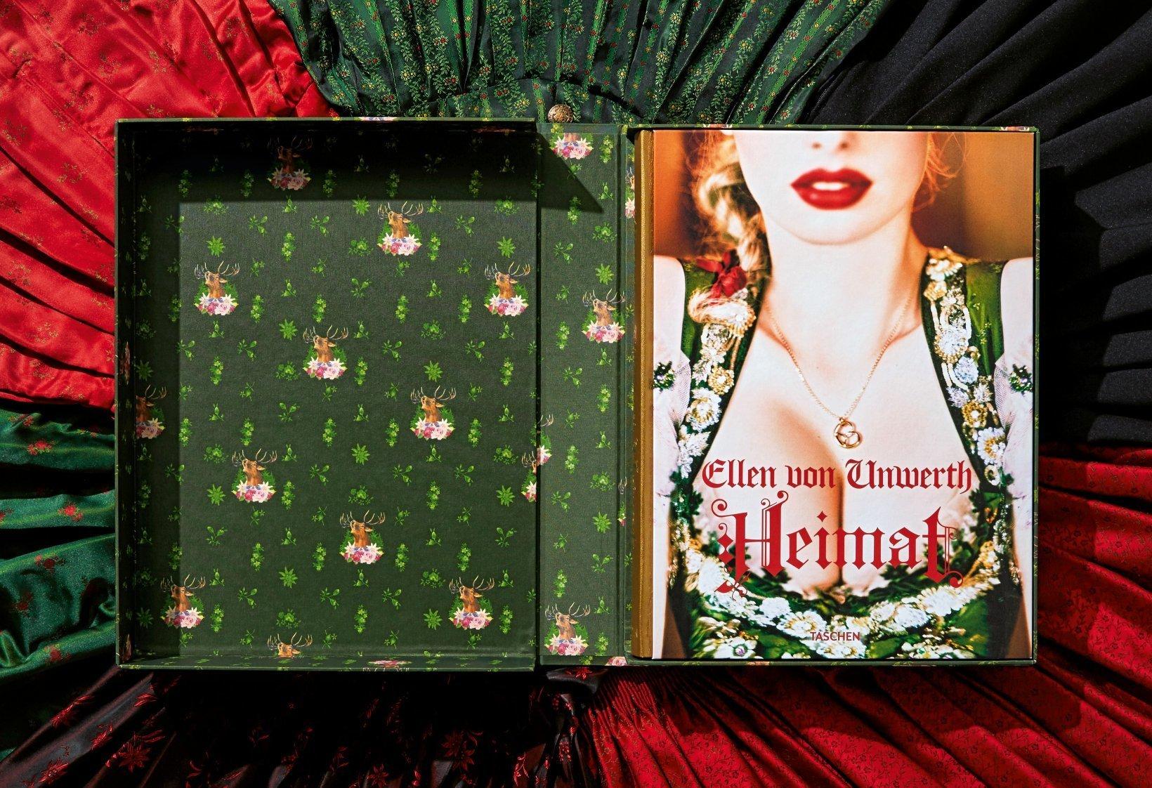 Welcome to Heimat
An enchanted trip through Bavaria with Ellen von Unwerth
Ellen von Unwerth’s puckish humor pervades the pages of Heimat, an enchanted tour around Bavaria. The renowned fashion and music photographer revisits her childhood