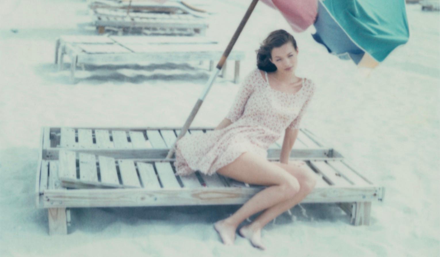 Beach Blues, Kate Moss, 1995 - Contemporary Photograph by Ellen von Unwerth