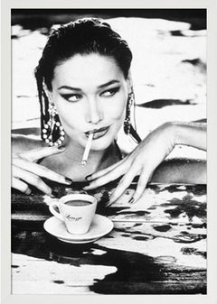 Carla Bruni, Lavazza - Photographie d'art en édition limitée