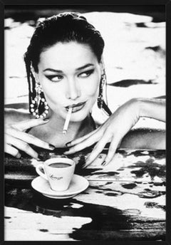 Carla Bruni, Lavazza - Photographie d'art en édition limitée