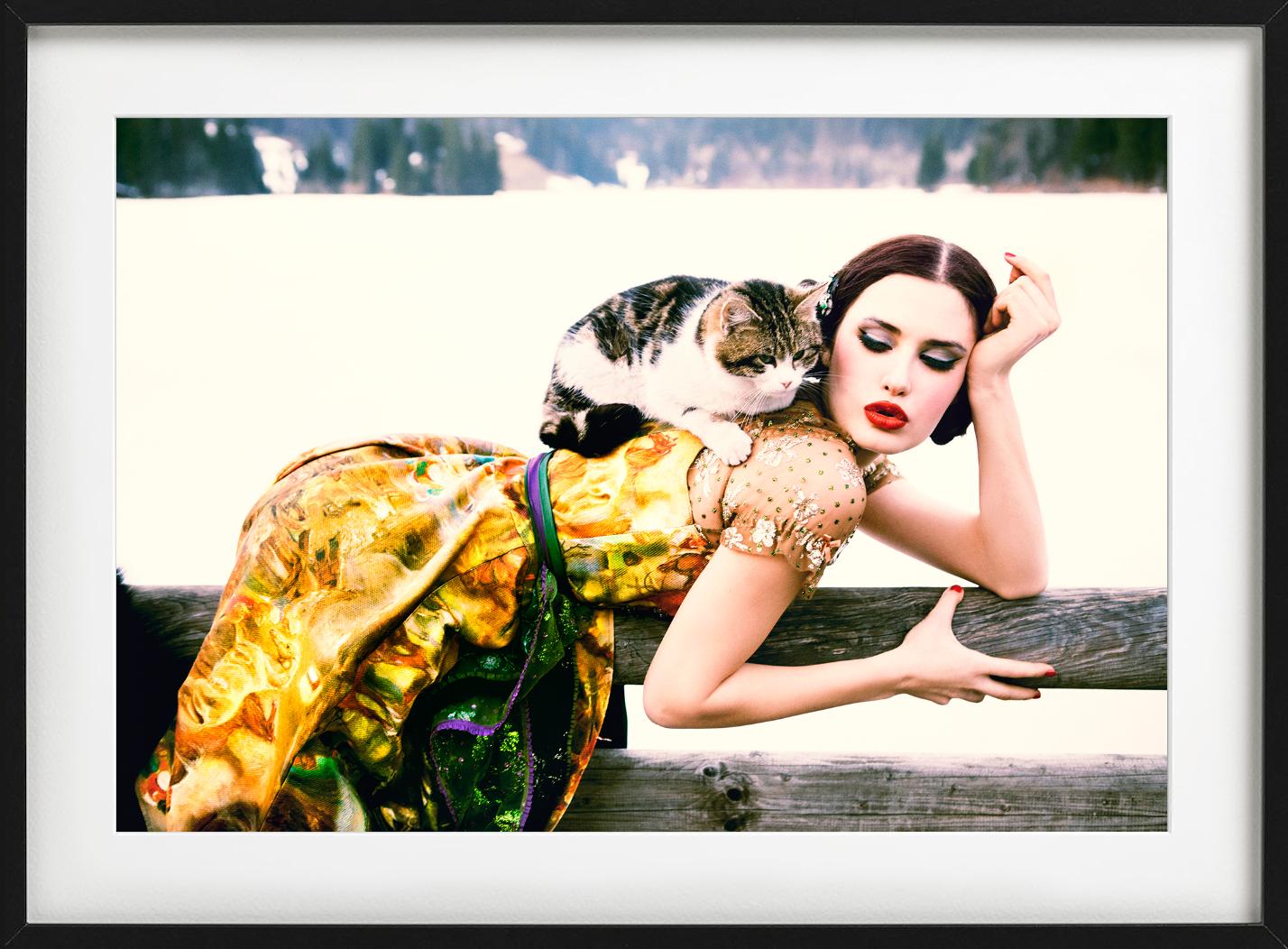 Snowy Sled, photographed by Ellen von Unwerth for her 'Heimat' Series in 2015.

All prints are limited edition. 

Available in multiple sizes. High-end framing on request. All prints are done and signed by the artist. The collector receives an