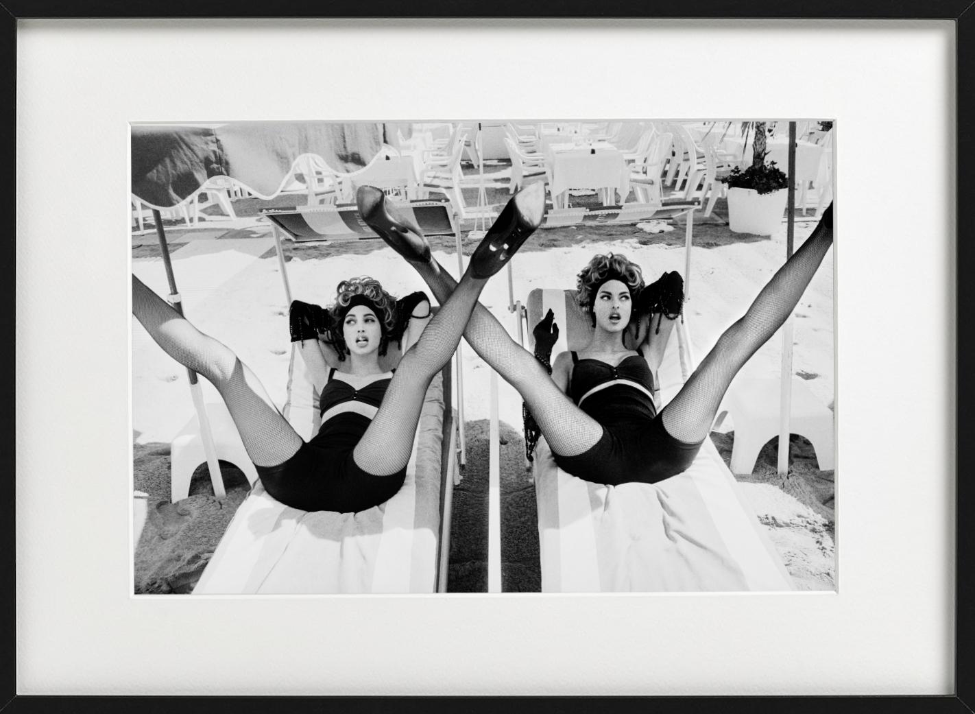 Christy Turlington y Linda Evangelista, Vogue Italia - Fotografía artística, 1990 en venta 6