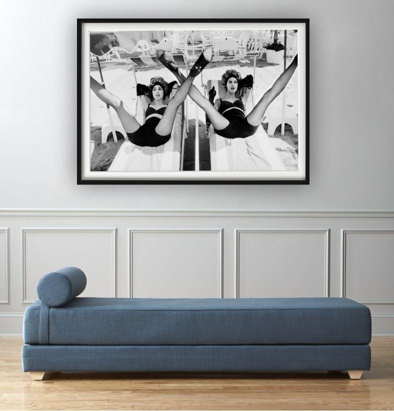 Christy Turlington y Linda Evangelista, Vogue Italia - Fotografía artística, 1990 en venta 1