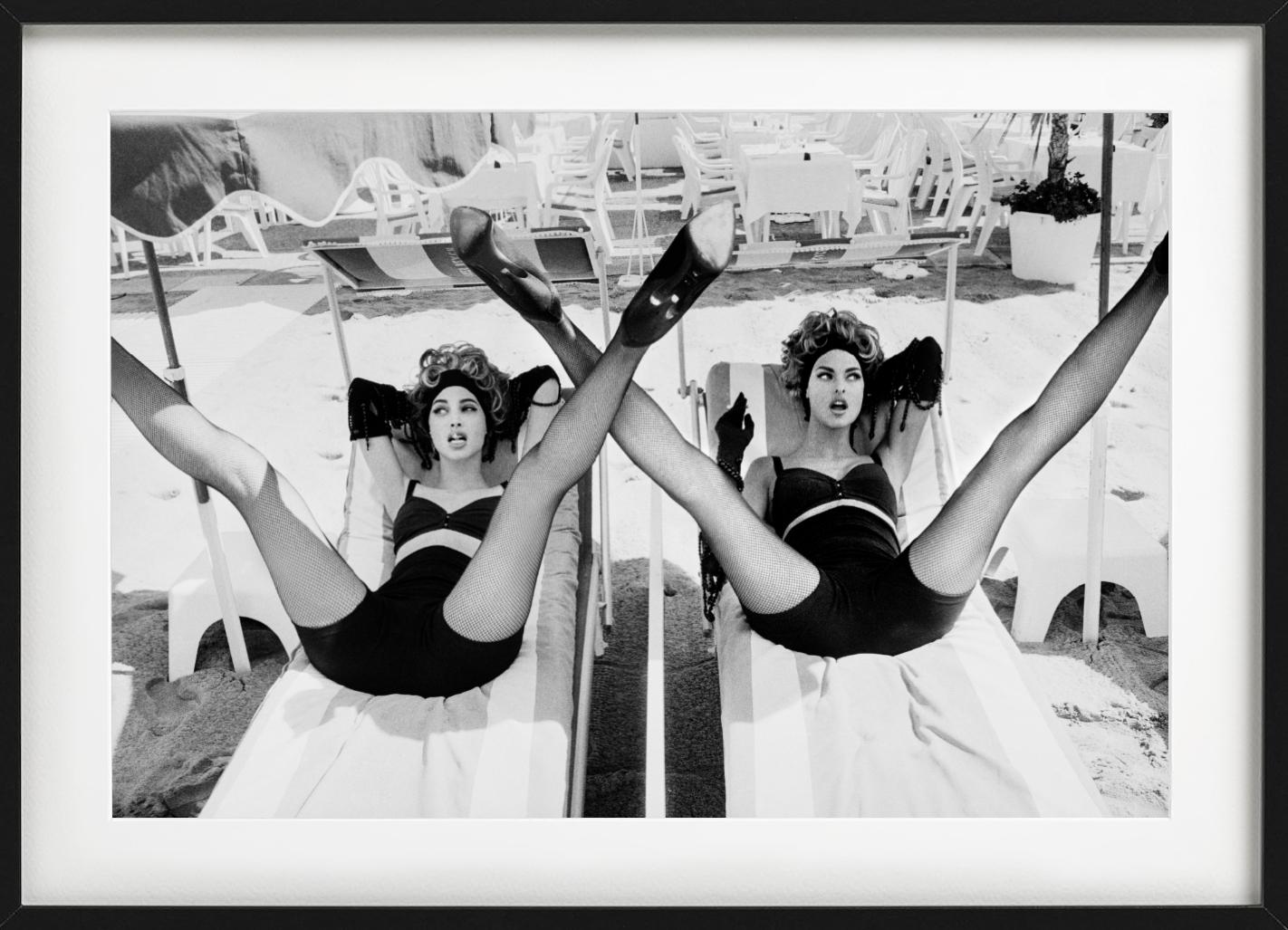 Christy Turlington y Linda Evangelista, Vogue Italia - Fotografía artística, 1990 en venta 2