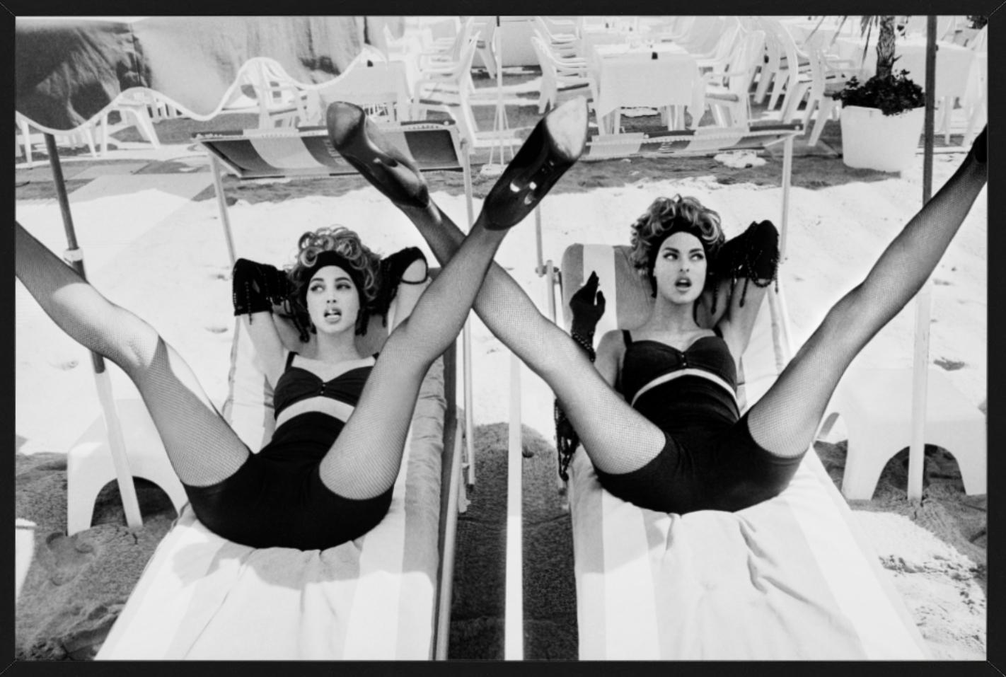 Christy Turlington y Linda Evangelista, Vogue Italia - Fotografía artística, 1990 en venta 3
