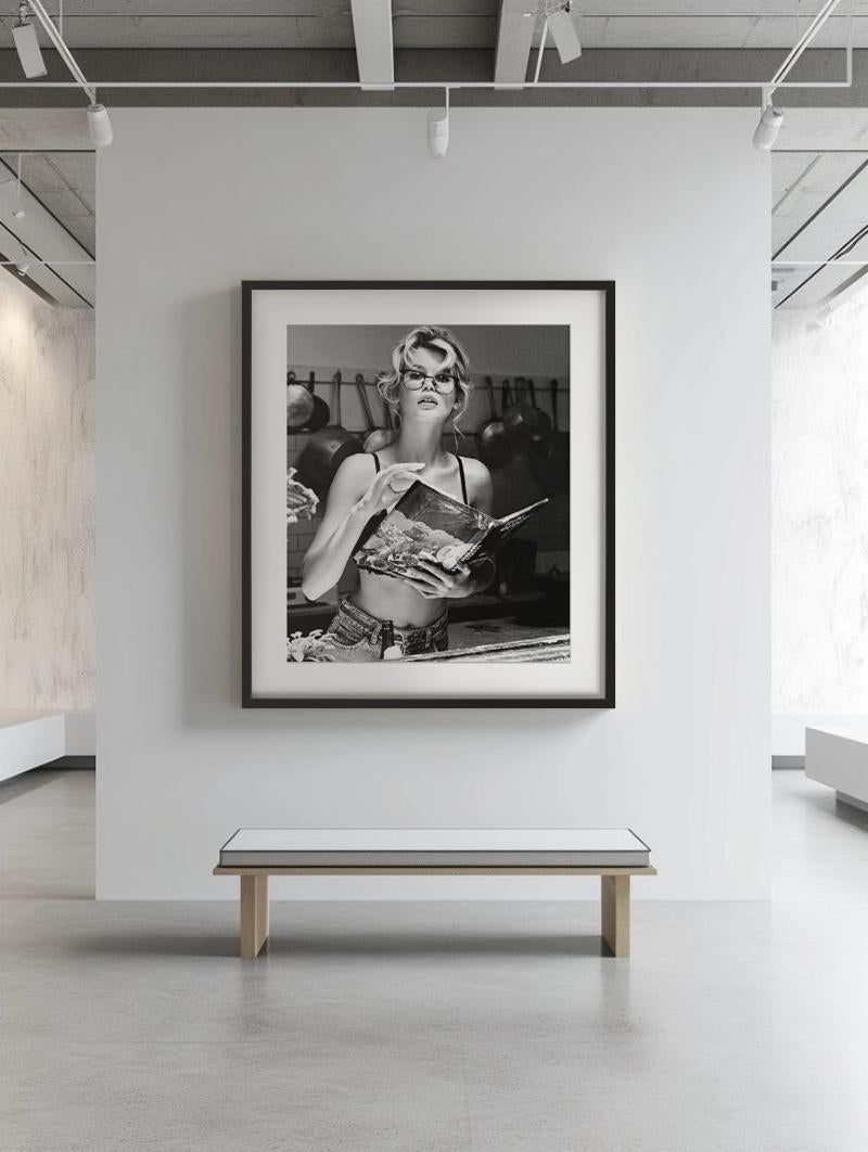 Claudia Schiffer for Guess, Fine Art Photography, 1989 For Sale 3