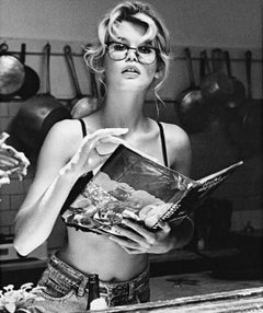 Claudia Schiffer pour Guesss, photographie d'art, 1989