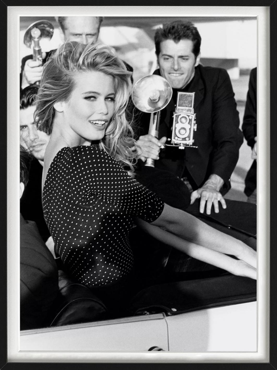Claudia Schiffer for Guess, Morocco - Fine Art Photography, 1989 - Black Figurative Photograph by Ellen von Unwerth