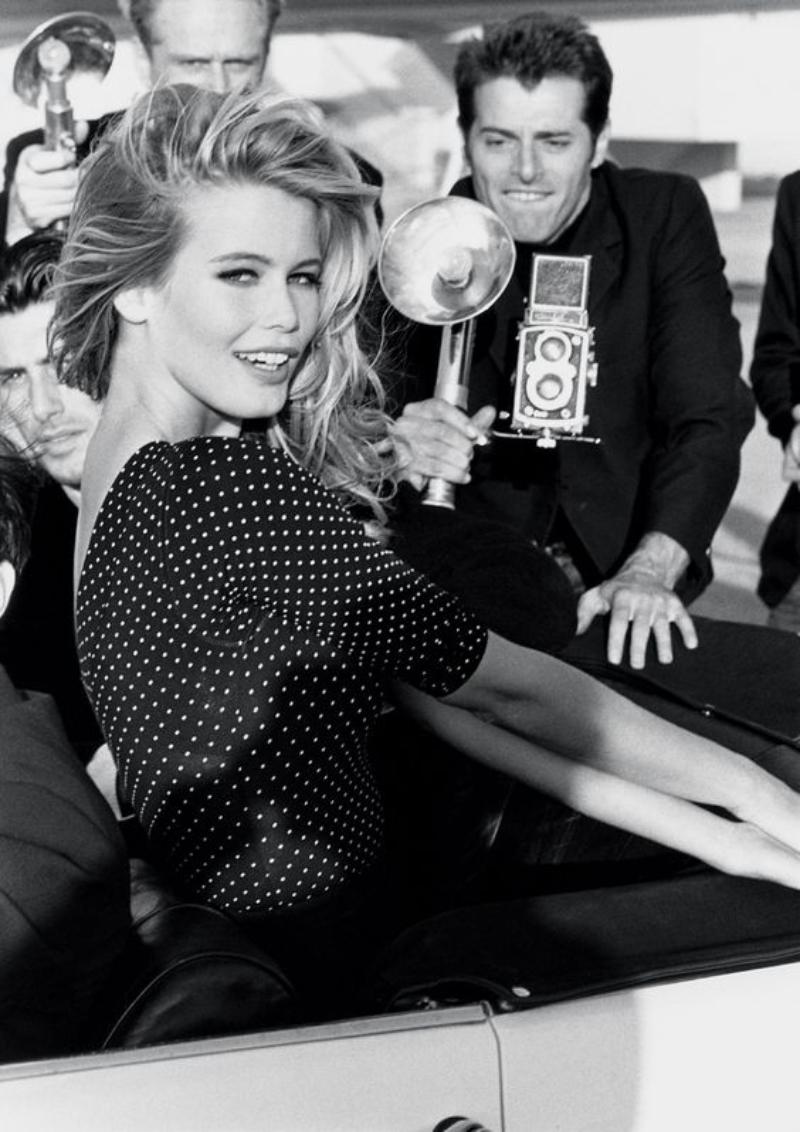 Ellen von Unwerth Figurative Photograph - Claudia Schiffer for Guess, Morocco - Fine Art Photography, 1989