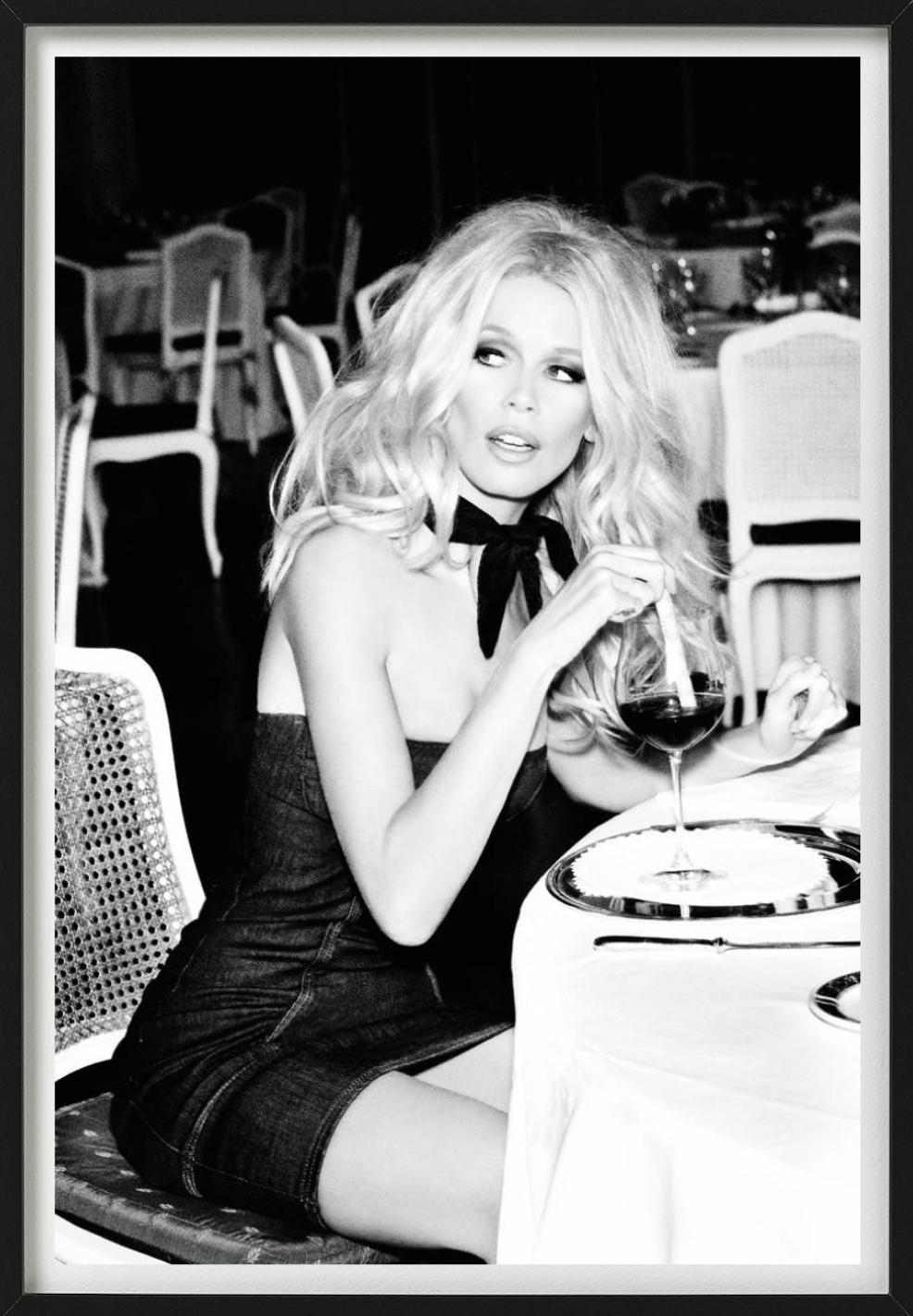 Claudia Schiffer for the 30th Anniversary of Guess - Fine Art Photography, 2012 - Black Figurative Photograph by Ellen von Unwerth