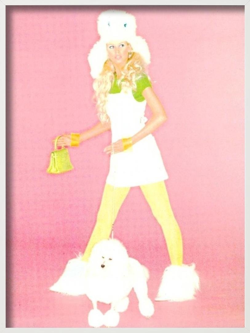 Claudia Schiffers - La vraie Barbie, pour Vogue Italie, photographie d'art 1994 en vente 4