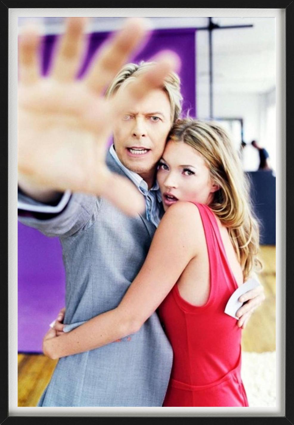 David Bowie e Kate Moss - ritratto della famosa popstar con la supermodella in vendita 5