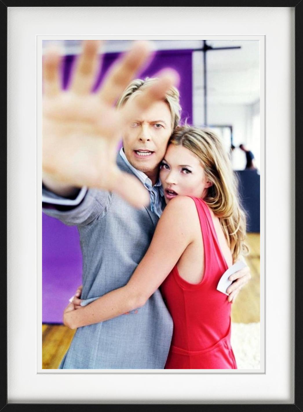 David Bowie e Kate Moss - ritratto della famosa popstar con la supermodella in vendita 7