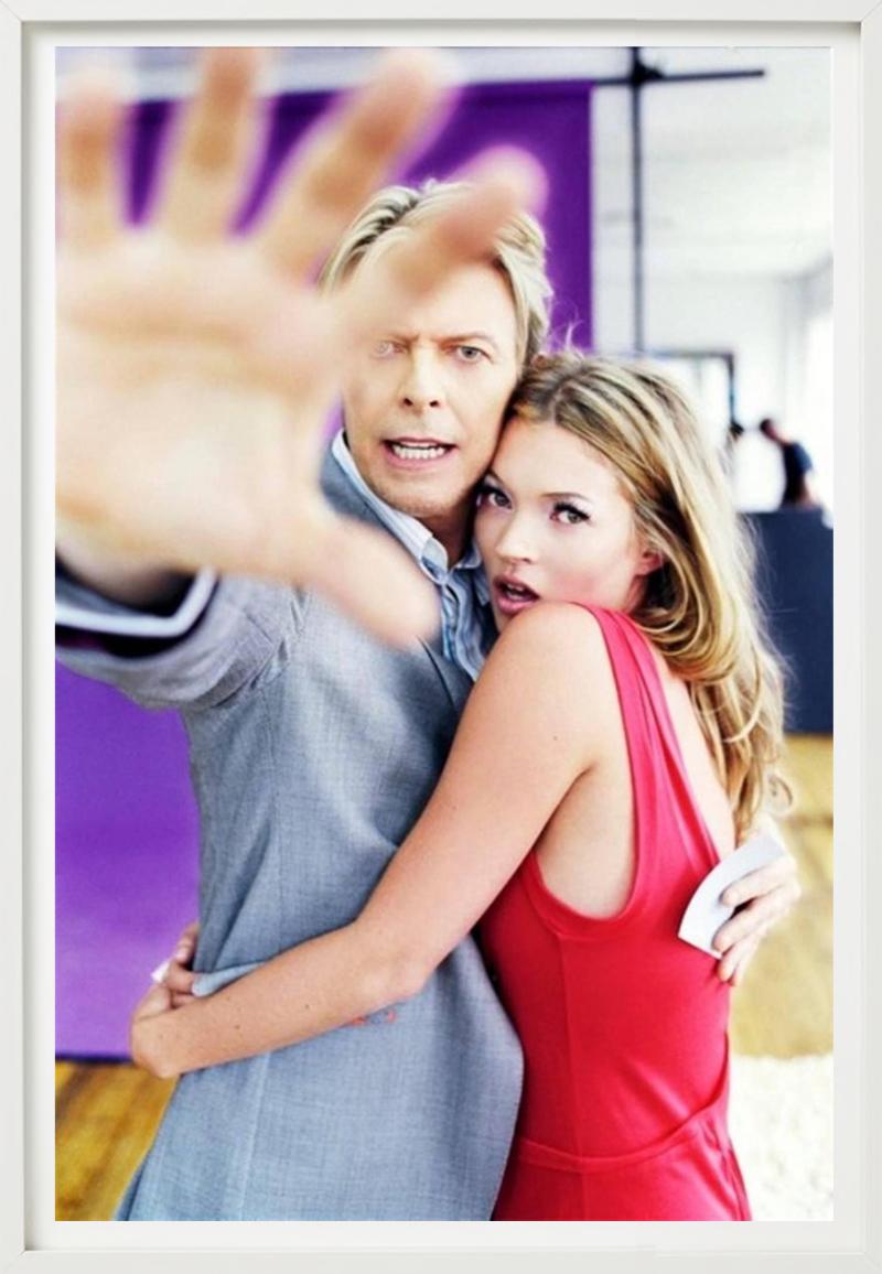 David Bowie e Kate Moss - ritratto della famosa popstar con la supermodella in vendita 8